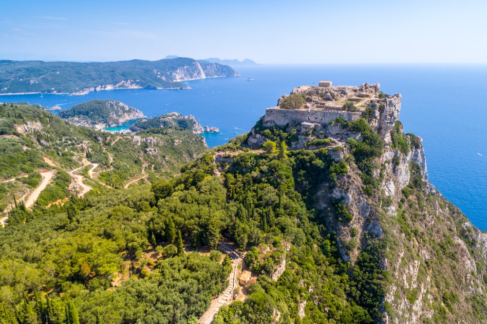 Angelokastro, czyli Zamek Aniołów na wyspie Korfu w Grecji