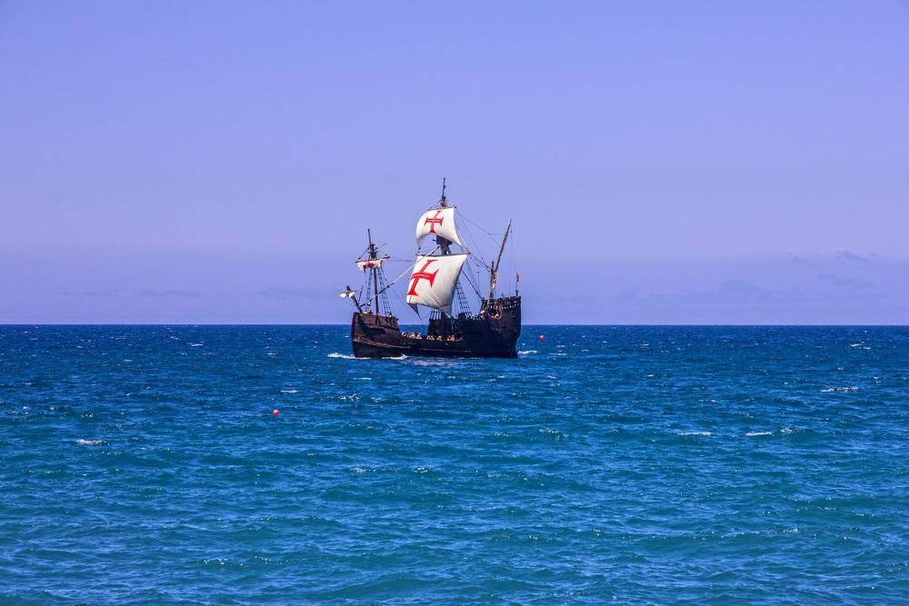 Replika łodzi Krzysztofa Kolumba "Santa Maria"