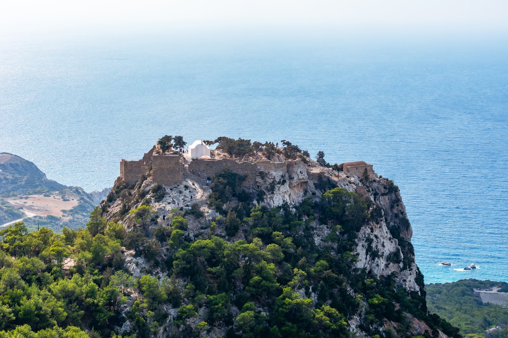 Monolithos na wyspie Rodos, Grecja