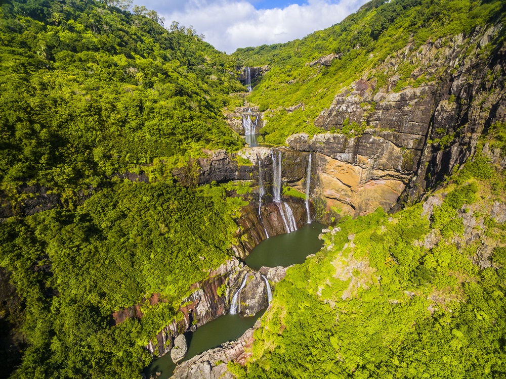 Wodospady Tamarin na Mauritiusie