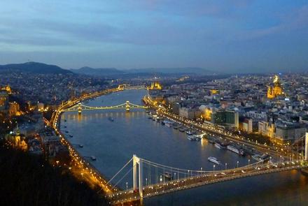 Budapeszt z Zakolem Dunaju