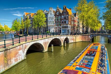 Rejs po kanałach Amsterdamu